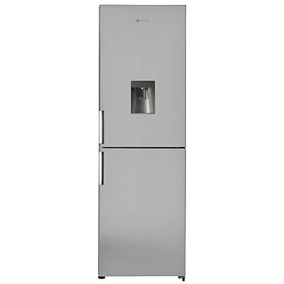 Hoover HVBN6182 Freestanding Fridge Freezer, A+ Energy Rating, 60cm Wide Stainless Steel